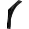 Ekena Millwork Morris Steel Bracket, Powder Coated Black 3"W x 16"D x 16"H BKTM03X16X16MOPBL - alternate 1